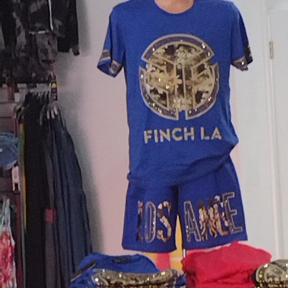 Blue and Gold Men's Set